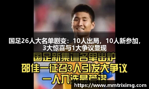 国足26人大名单剧变：10人出局，10人新参加，3大惊喜与1大争议显现